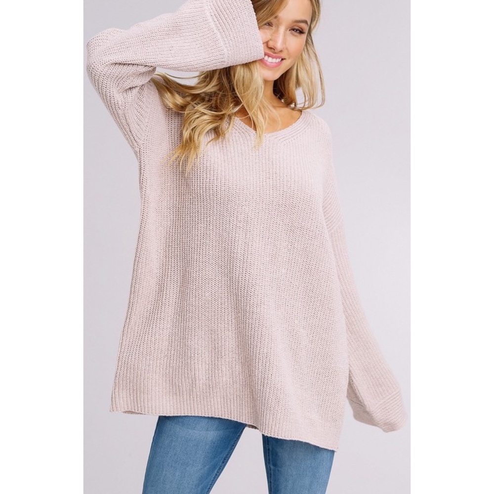 Sold out ❄️Mocha Gray Sweater 🍂🌿 - Picture 3 of 4